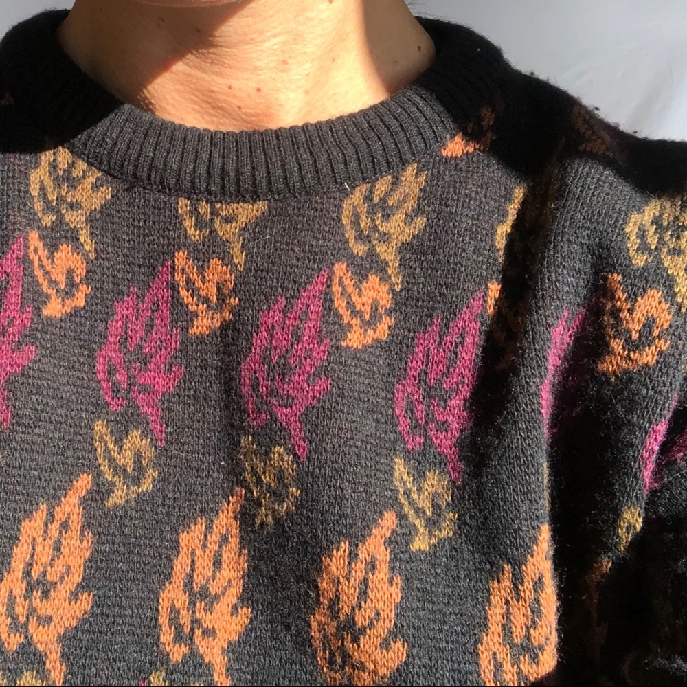 Perfect Fall Vintage Wool Blend Sweater - medium - Picture 5 of 9